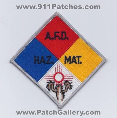 Albuquerque Fire Department Haz-Mat (New Mexico)
Thanks to Paul Howard for this scan.
Keywords: dept. a.f.d. afd haz. mat. hazmat