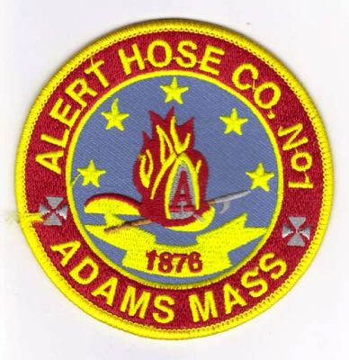 Alert Hose Co No 1
Thanks to Michael J Barnes for this scan.
Keywords: massachusetts fire company number adams