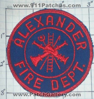 Alexander Fire Department (New York)
Thanks to swmpside for this picture.
Keywords: dept.