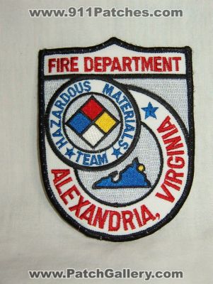 Alexandria Fire Department Hazardous Materials Team (Virginia)
Thanks to Walts Patches for this picture.
Keywords: haz-mat hazmat dept.