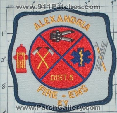 Alexandria Fire EMS District 5 (Kentucky)
Thanks to swmpside for this picture.
Keywords: dist. #5