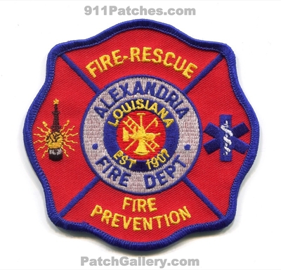 Alexandria Fire Rescue Department Prevention Patch (Louisiana)
Scan By: PatchGallery.com
Keywords: dept. est 1907