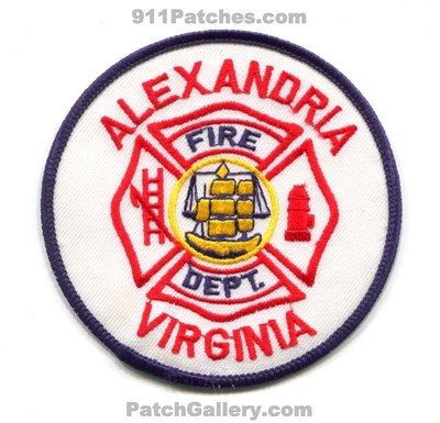 Alexandria Fire Department Patch (Virginia)
Scan By: PatchGallery.com
Keywords: dept.
