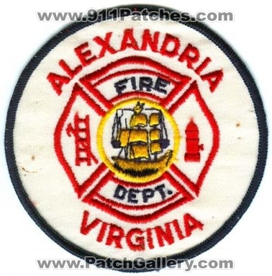 Alexandria Fire Dept Patch (Virginia)
[b]Scan From: Our Collection[/b]
Keywords: department