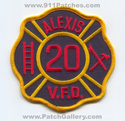 Alexis Volunteer Fire Department 20 Patch (North Carolina)
Scan By: PatchGallery.com
Keywords: vol. dept. vfd v.f.d.