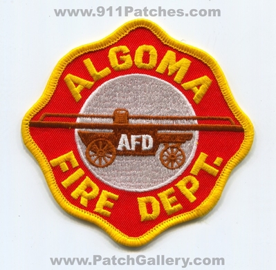 Algoma Fire Department Patch (Mississippi)
Scan By: PatchGallery.com
Keywords: dept. afd