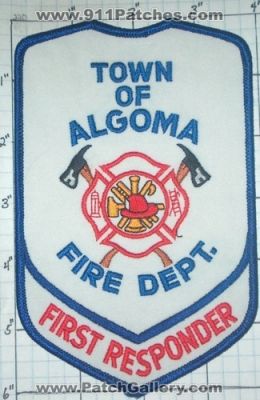 Algoma Fire Department First Responder (Wisconsin)
Thanks to swmpside for this picture.
Keywords: town of dept.