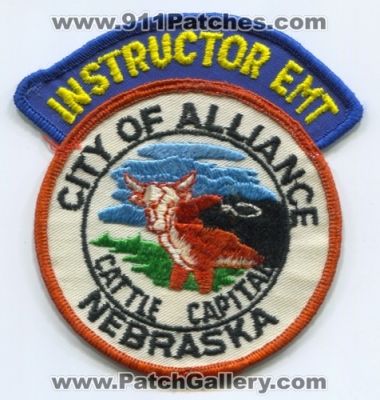 Alliance Instructor EMT Patch (Nebraska)
Scan By: PatchGallery.com
Keywords: city of ems