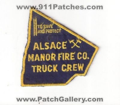 Alsace Manor Fire Company Truck Crew (Pennsylvania)
Thanks to Bob Brooks for this scan.
Keywords: co.