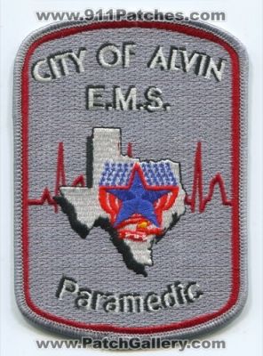 Alvin Emergency Medical Services Paramedic (Texas)
Scan By: PatchGallery.com
Keywords: ems e.m.s. city of