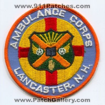 Ambulance Corps Patch (New Hampshire)
Scan By: PatchGallery.com
Keywords: ems lancaster