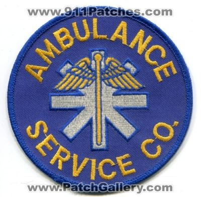 Ambulance Service Company Patch (Colorado) (Defunct)
[b]Scan From: Our Collection[/b]
Keywords: ems co.