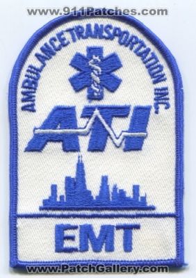 Ambulance Transportation Inc. ATI EMT (Illinois)
Scan By: PatchGallery.com
Keywords: ems