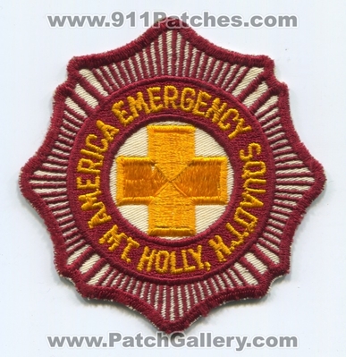 America Emergency Squad Mount Holly EMS Patch (New Jersey)
Scan By: PatchGallery.com
Keywords: mt. n.j. ambulance