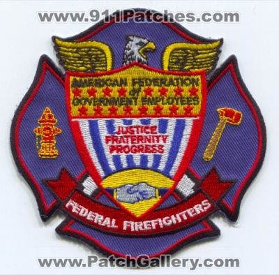 American Federation of Government Employees AFGE Federal Firefighters Patch (Washington DC)
Scan By: PatchGallery.com
Keywords: fire department dept.