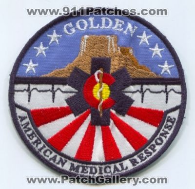American Medical Response AMR Golden EMS Patch (Colorado)
[b]Scan From: Our Collection[/b]
Keywords: ems