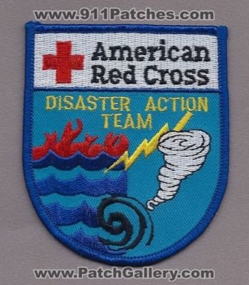 The American Red Cross Disaster Action Team lapel pin 