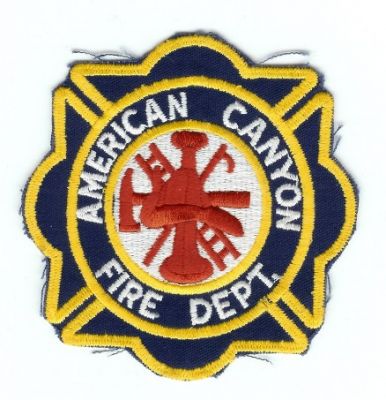 American Canyon Fire Dept
Thanks to PaulsFirePatches.com for this scan.
Keywords: california department