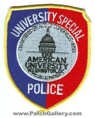 American University Special Police (Washington DC)
Scan By: PatchGallery.com
Keywords: d.c.