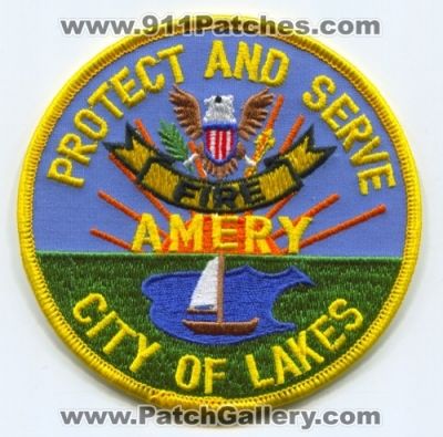 Amery Fire Department (Wisconsin)
Scan By: PatchGallery.com
Keywords: dept. protect and serve city of lakes