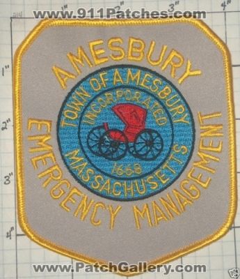 Amesbury Emergency Management (Massachusetts)
Thanks to swmpside for this picture.
Keywords: em town of