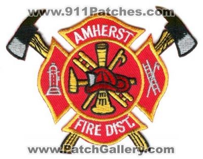 Amherst Fire District Patch (Wisconsin)
Scan By: PatchGallery.com
Keywords: dist. department dept.