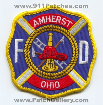 Amherst Fire Department Patch (Ohio)
Scan By: PatchGallery.com
Keywords: dept. fd