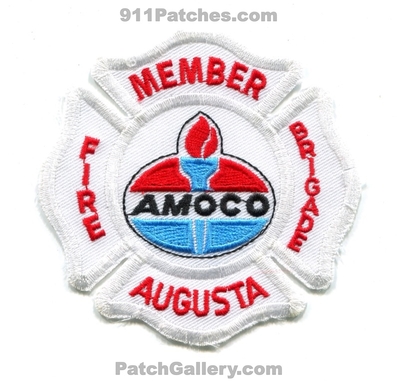 Amoco Oil Augusta Member Fire Brigade Patch (Georgia)
Scan By: PatchGallery.com
Keywords: plant ert