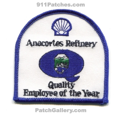 Anacortes Refinery Quality Employee of the Year Patch (Washington)
Scan By: PatchGallery.com
Keywords: shell oil gas petroleum industrial plant