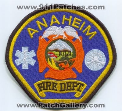 Anaheim Fire Department Patch (California)
Scan By: PatchGallery.com
Keywords: dept.