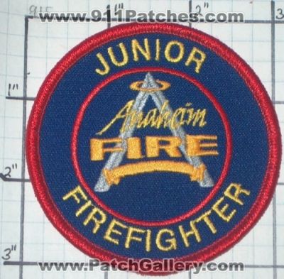 Anaheim Fire Department Junior FireFighter (California)
Thanks to swmpside for this picture.
Keywords: dept.