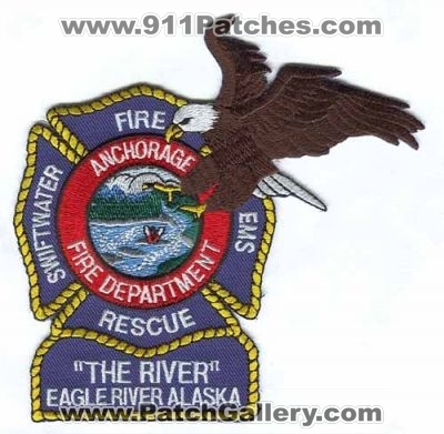 Anchorage Fire Department Eagle River Patch (Alaska)
Scan By: PatchGallery.com
Keywords: dept. swiftwater ems rescue the