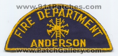 Anderson Fire Department Patch (UNKNOWN STATE)
Scan By: PatchGallery.com
Keywords: dept.