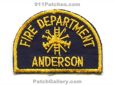 Anderson Fire Department Patch (UNKNOWN STATE)
Scan By: PatchGallery.com
Keywords: dept.