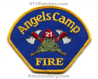 Angels Camp Fire Department 21 Patch (California)
Scan By: PatchGallery.com
Keywords: dept.
