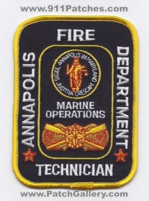 Annapolis Fire Department Technician Marine Operations (Maryland)
Thanks to Paul Howard for this scan.
Keywords: dept. usmc