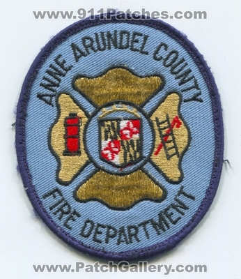 Anne Arundel County Fire Department Patch (Maryland)
Scan By: PatchGallery.com
Keywords: co. dept.