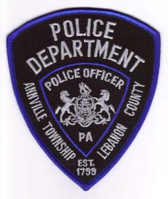 Annville Township Police Department Officer
Thanks to Michael J Barnes for this scan.
County: Lebanon
Keywords: pennsylvania