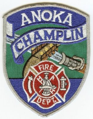 Anoka Champlin Fire Dept
Thanks to PaulsFirePatches.com for this scan.
Keywords: minnesota department