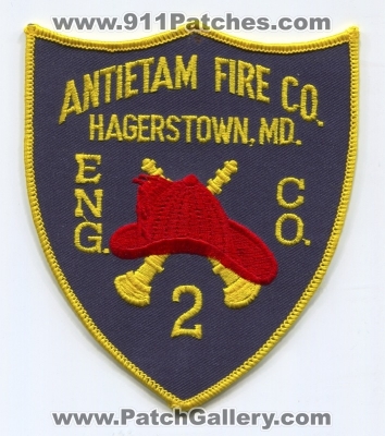 Antietam Fire Company Engine Company 2 Patch (Maryland)
Scan By: PatchGallery.com
Keywords: eng. co. number no. #2 department dept. hagerstown md.