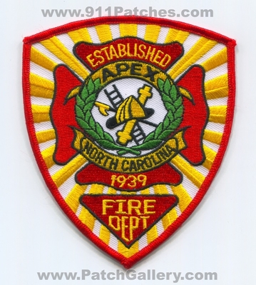 Apex Fire Department Patch (North Carolina)
Scan By: PatchGallery.com
Keywords: dept. established 1939