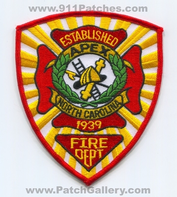 Apex Fire Department Patch (North Carolina)
Scan By: PatchGallery.com
Keywords: dept. established 1939