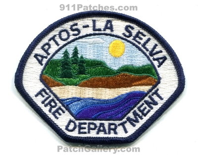 Aptos La Selva Fire Department Patch (California)
Scan By: PatchGallery.com
Keywords: dept.