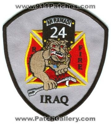 Ar Ramadi Fire Department 24 (Iraq)
Scan By: PatchGallery.com
Keywords: dept. military