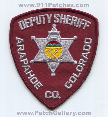 Arapahoe County Sheriffs Office Deputy Sheriff Patch (Colorado)
Scan By: PatchGallery.com
Keywords: co. department dept.