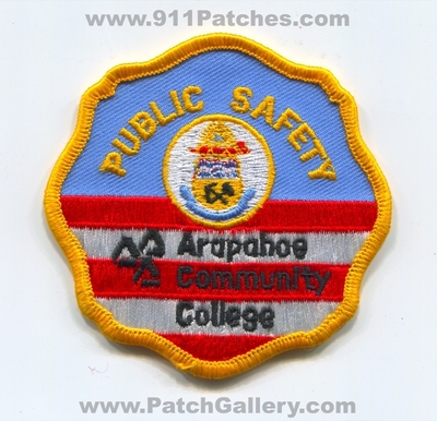 Arapahoe Community College Public Safety Department Patch (Colorado)
Scan By: PatchGallery.com
Keywords: dept. of dps