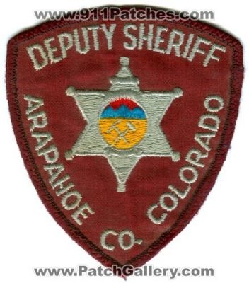 Arapahoe County Sheriff Deputy (Colorado)
Scan By: PatchGallery.com
Keywords: co.