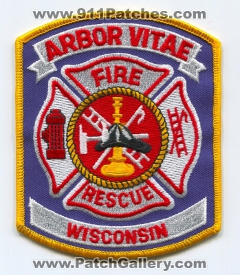 Arbor Vitae Fire Rescue Department (Wisconsin)
Scan By: PatchGallery.com
Keywords: dept.