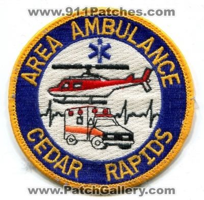 Area Ambulance Service Cedar Rapids (Iowa)
Scan By: PatchGallery.com
Keywords: ems air medical helicopter