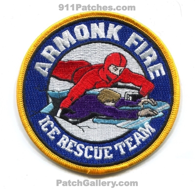 Armonk Fire Department Ice Rescue Team Patch (New York)
Scan By: PatchGallery.com
Keywords: dept. water diver